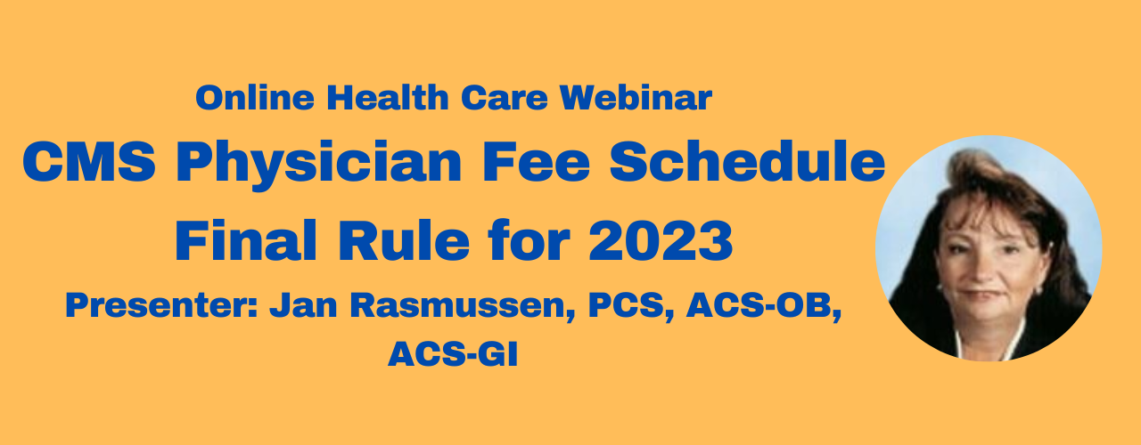 CMS Physician Fee Schedule Final Rule for 2023