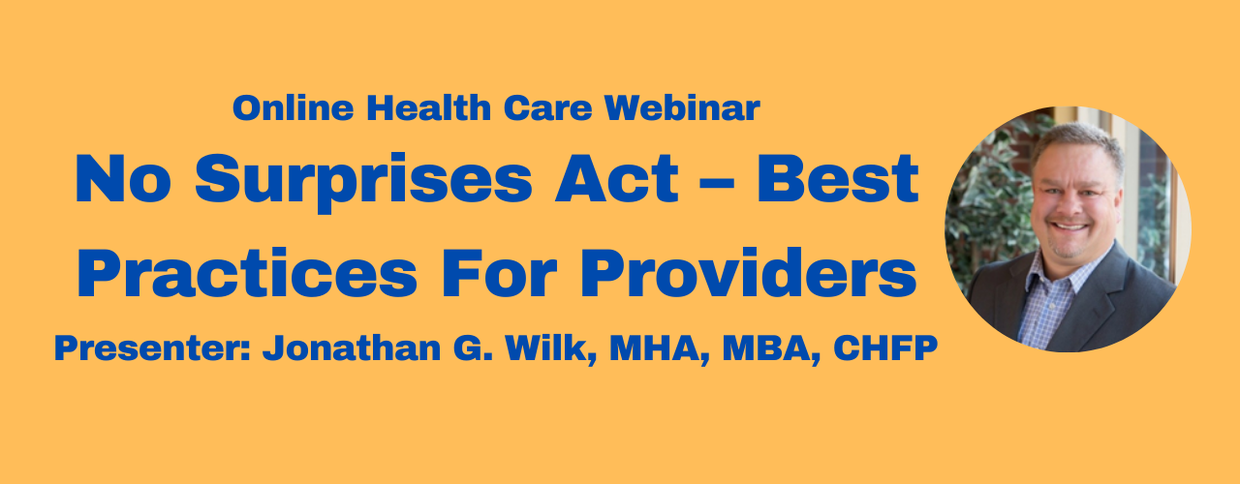 No Surprises Act – Best Practices For Providers